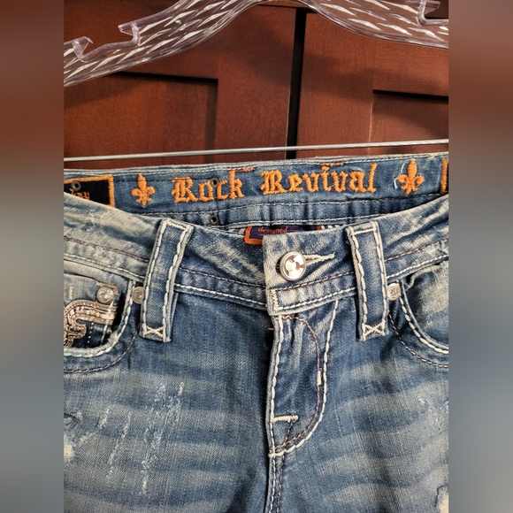 ROCK REVIVAL FAY SKINNY STRETCH JEAN 24 - Picture 3 of 16